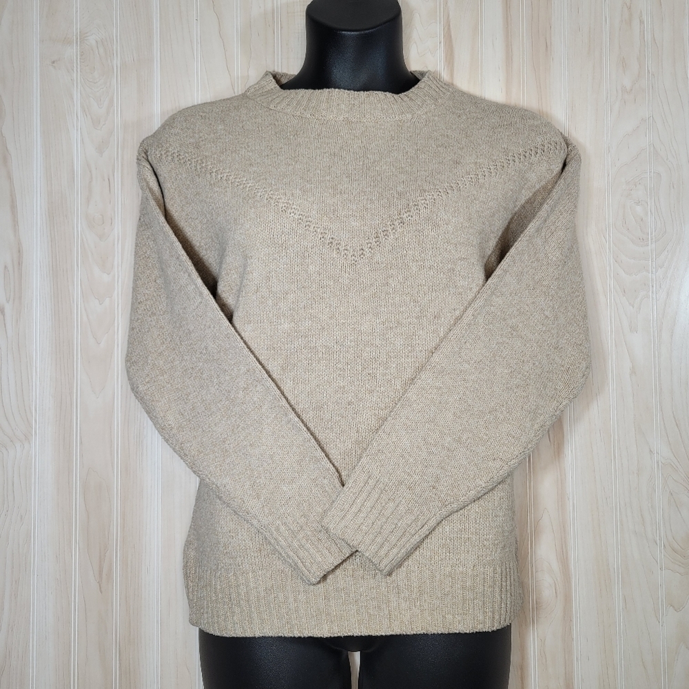 SHEIN Cream Men's Knit Sweater Sz Lg